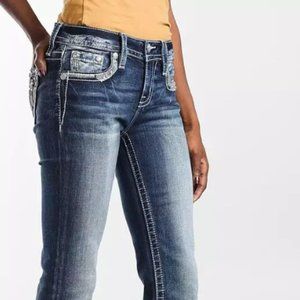 Miss Me Low Rise Boot Stretch Jeans
